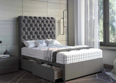 Royal Divan Bed Set With Luxury Headboard Vizbeds