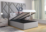 Tsuen Luxury Bed With Extended Headboard Vizbeds