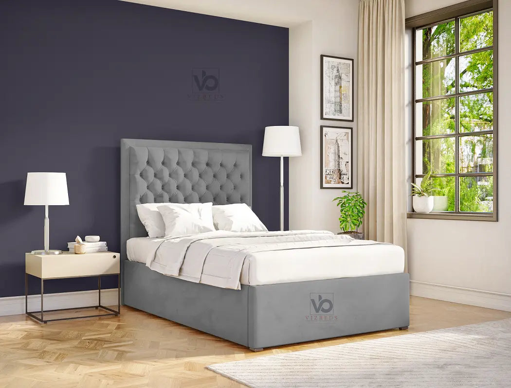 Virage Ottoman Upholstered Bed Frame Vizbeds