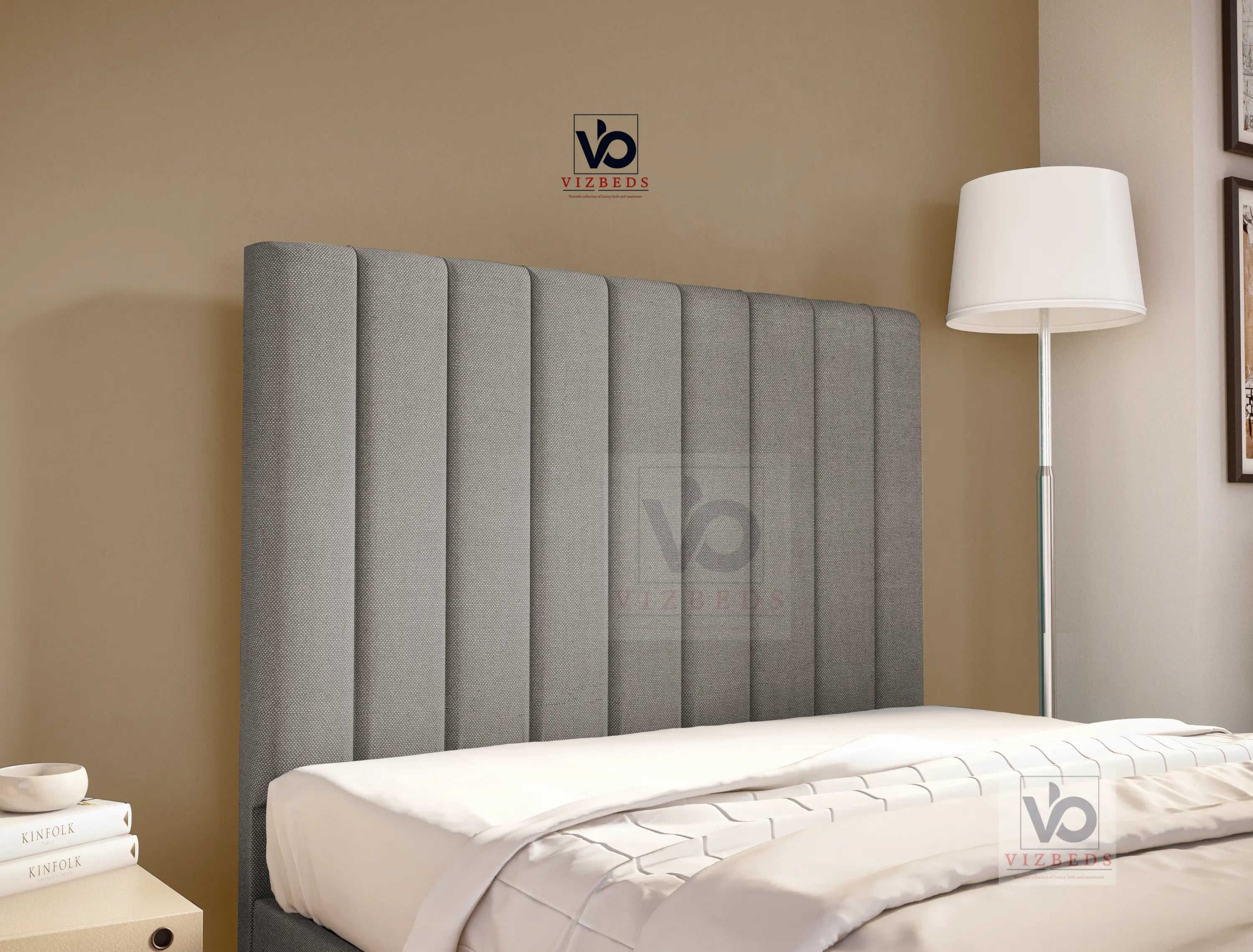 Bella Upholstered Ottoman Bed Frame Vizbeds