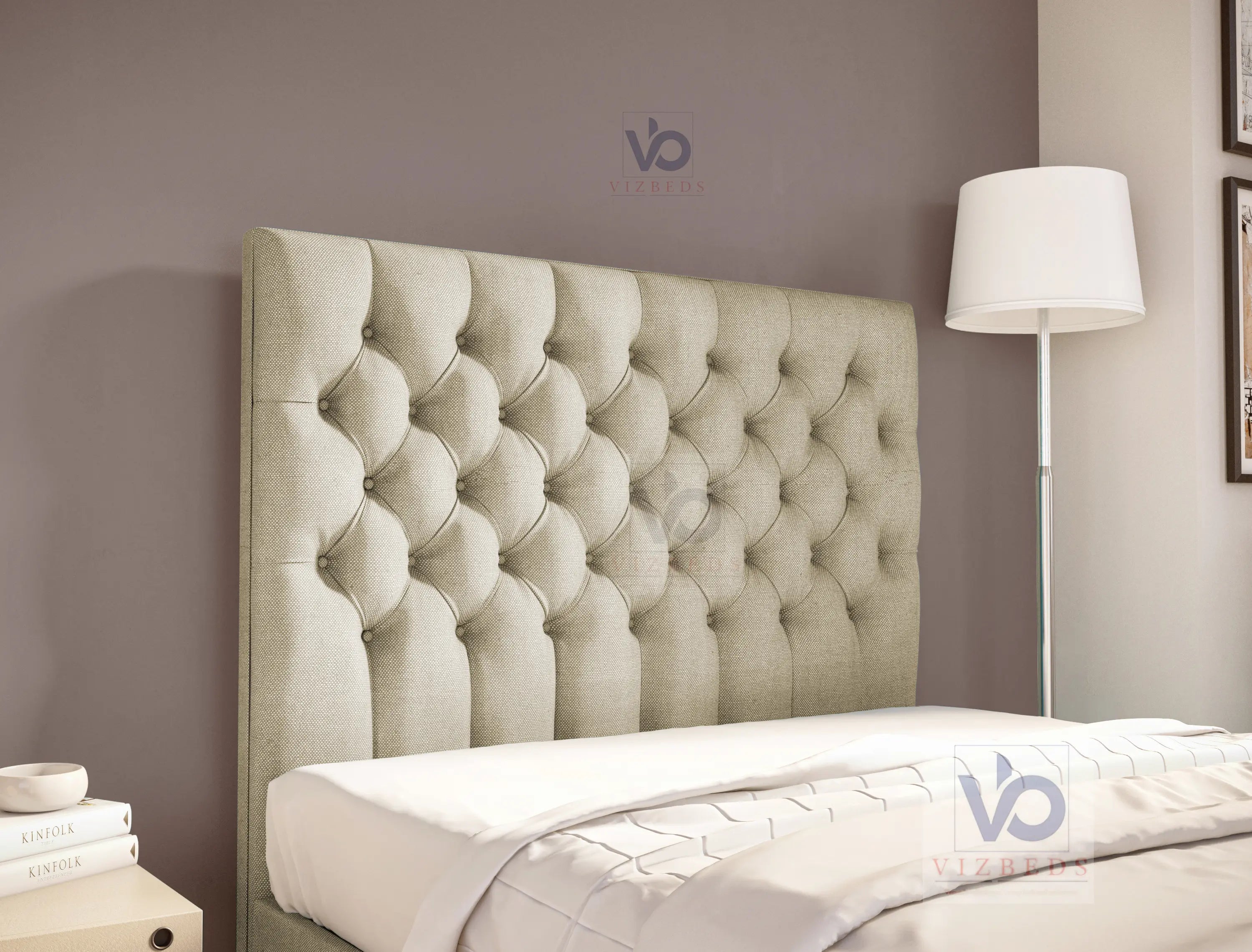 Aramis Upholstered Ottoman Bed Frame Vizbeds