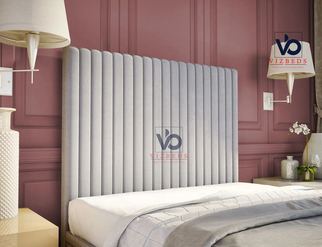 Alexis Divan Bed With Ottoman Storage - Vizbeds