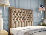 Opulent Chesterfield Ottoman Storage Divan Bed with Free Luxury  headboard Vizbeds