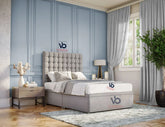 Serenity Ottoman Storage Divan Bed with Free Luxury headboard Vizbeds