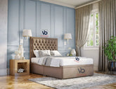 Ottoman Chesterfield Divan Bed With Storage -Vizbeds
