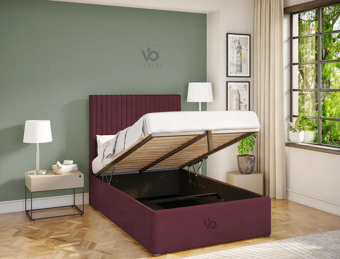 Spenser Upholstered Ottoman Bed Frame Vizbeds Spenser Upholstered Ottoman Bed Frame Vizbeds