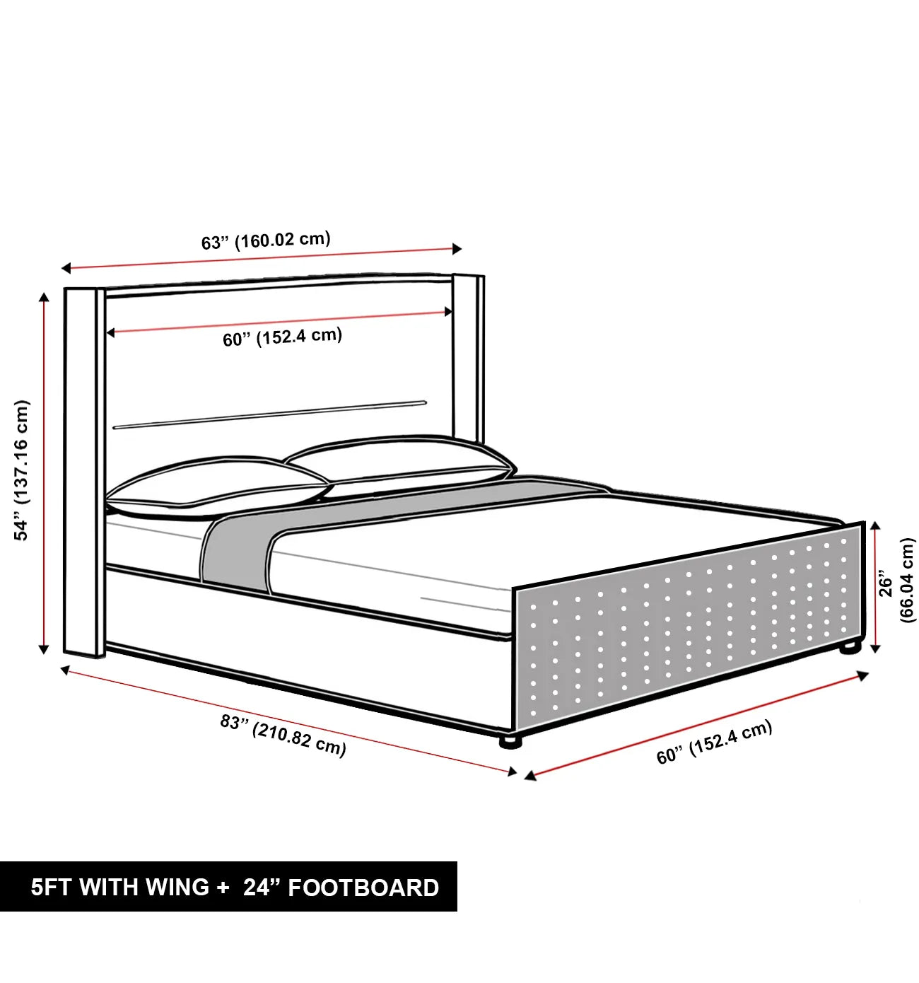 The Sydney Divan Bed Sets With Luxury Headboard