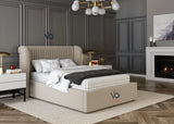 The Premium Inn Luxury Malia Bed Frame With Luxury Headboard Vizbeds