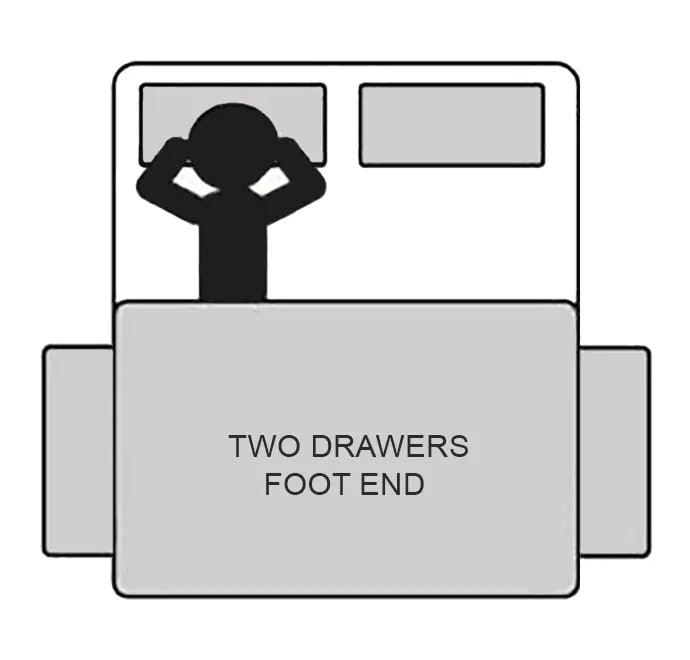 2 Drawers Foot End