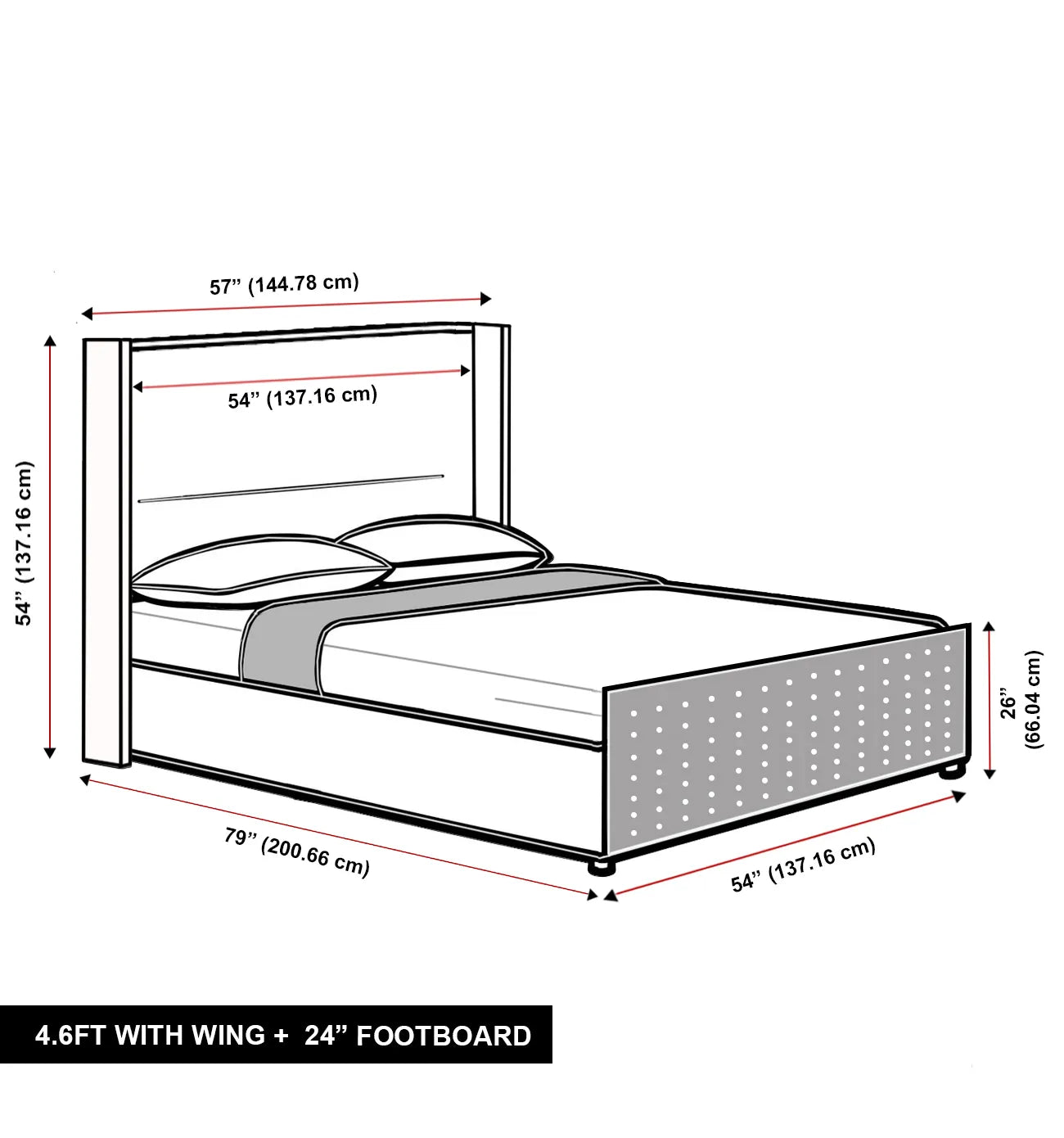 The Sydney Divan Bed Set With Luxury Headboard