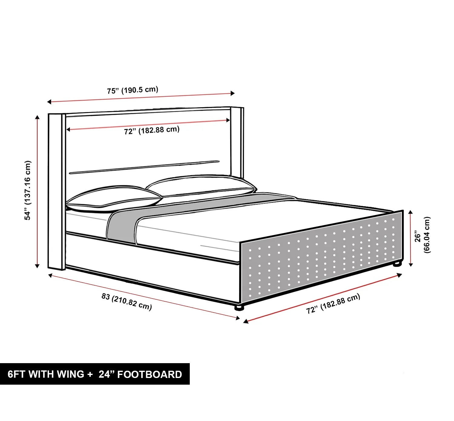 The Sydney Divan Bed Set With Luxury Headboard