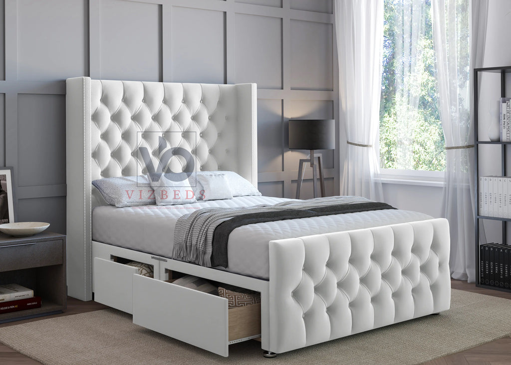 The Sydney Divan Bed Set With Luxury Headboard Free Delivery Best