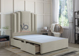 Arizona Divan Bed Set With Luxury Headboard Vizbeds