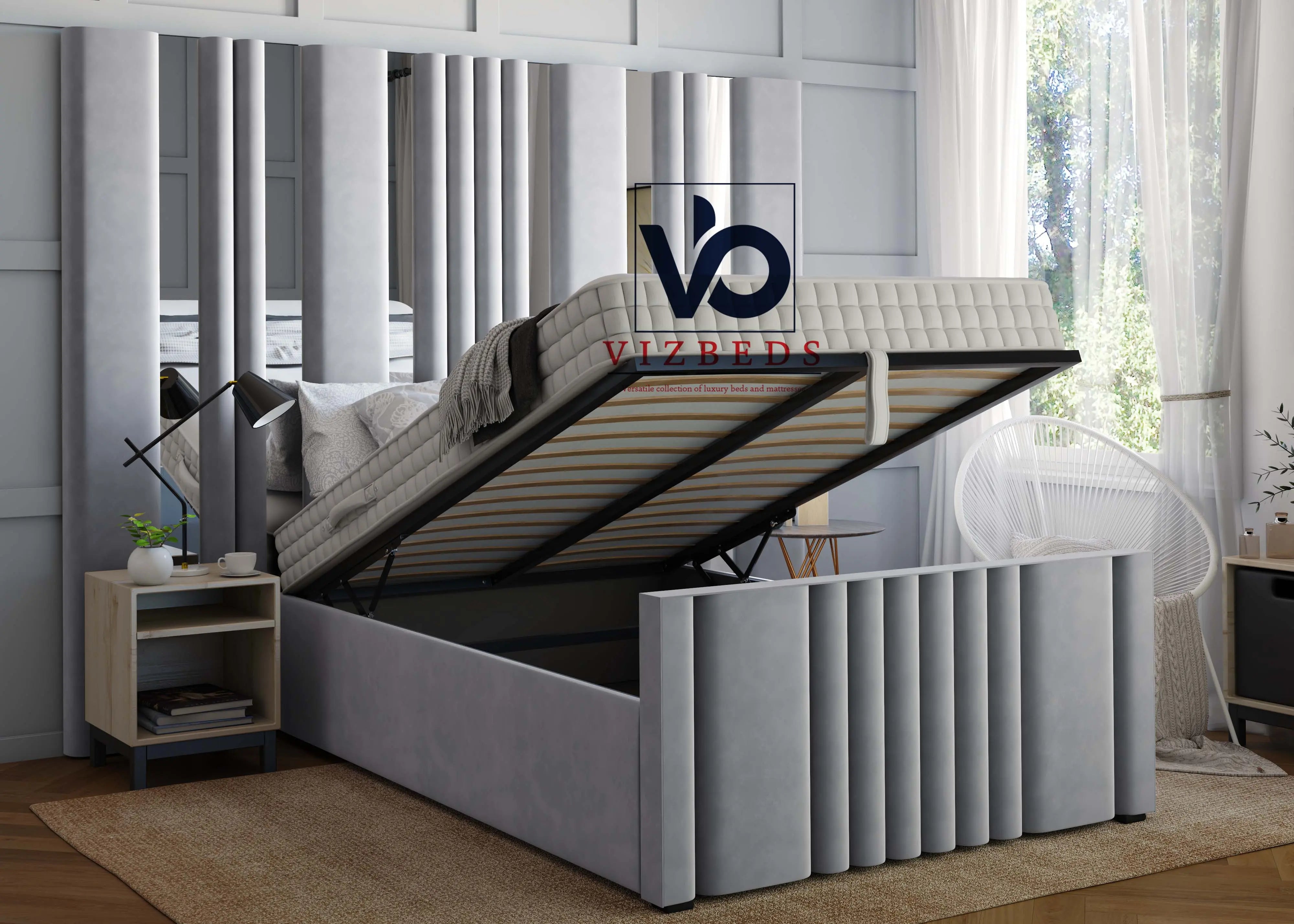 Vegen Luxury Bed With Extended Headboard