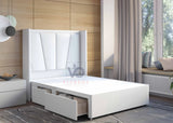 Signia Winged Divan Bed With Headboard Vizbeds