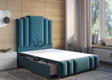 Arizona Designer Divan Bed Set With Headboard Vizbeds