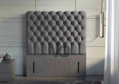 Royal Divan Bed Set With Luxury Headboard Vizbeds