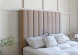 Lucena Divan Bed Set With Luxury Headboard Vizbeds