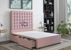 Luxury Serenity Divan Bed Set With Luxury Headboard Vizbeds