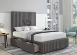 Alexis Designer Divan Bed Set With Luxury Headboard Vizbeds