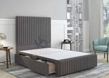 Alexis Designer Divan Bed Set With Luxury Headboard