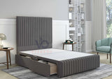 Alexis Designer Divan Bed Set With Luxury Headboard Vizbeds