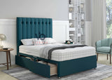 Starla Divan Bed Set With Luxury Headboard Vizbeds