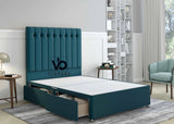 Starla Divan Bed Set With Luxury Headboard Vizbeds