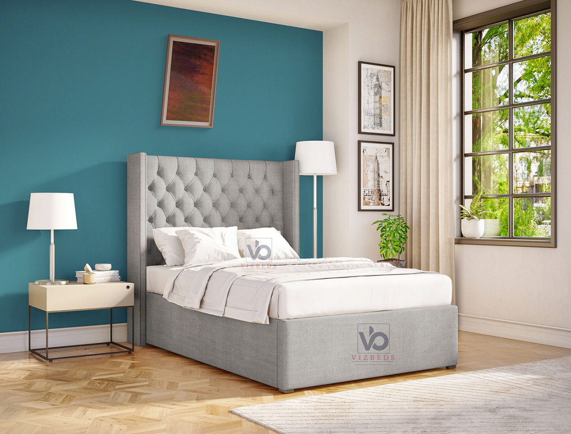 Twixin Winged Ottoman Bed Frame