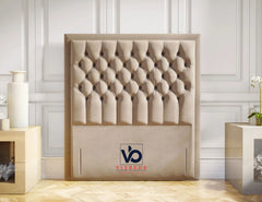 Luxury Opulent Chesterfield  Ottoman Storage Divan Bed with Free Luxury  headboard Vizbeds