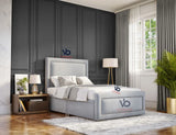Luxury Queens Storage Ottoman Bed With Luxury Headboard Vizbeds
